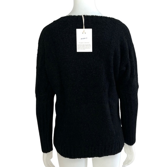 Black Owl Jumper by Jimmy Yoo New with Tags Size 10 - Picture 4 of 4
